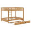 Bunk Bed With Ladder And Trundle-1071295167
