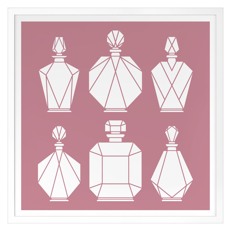 Collection De Parfum Print by Blinco, Olivia, White Single Picture Framed