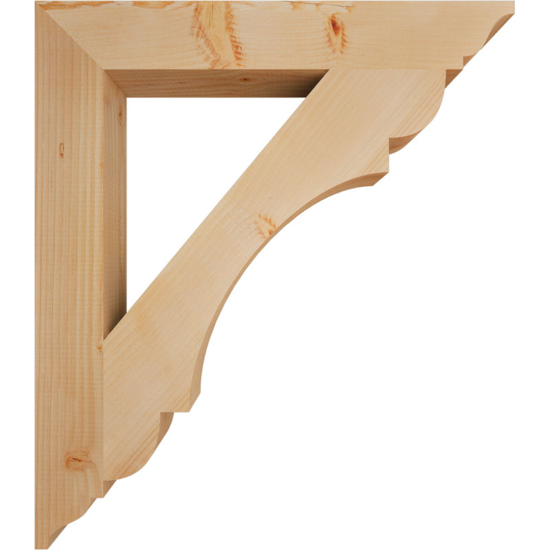 Support olympique traditionnel, H 32 po x l 3,5 po x P 28 po, Douglas (lisse)