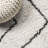 Schlosser Moroccan Diamond Shag Beige/Dark Gray Rug-1159273599