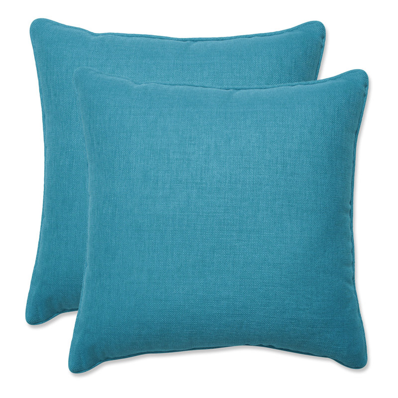Housse et insert de coussin extérieur graphite, Paon