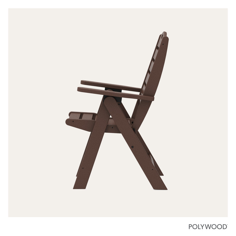 Chaise haute POLYWOOD, Acajou