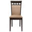 7-piece Extension Leaf Dining Table Set Cappuccino