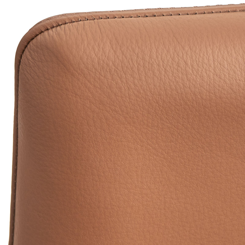Ross Leather Parsons Chair (Set of 2), Brown