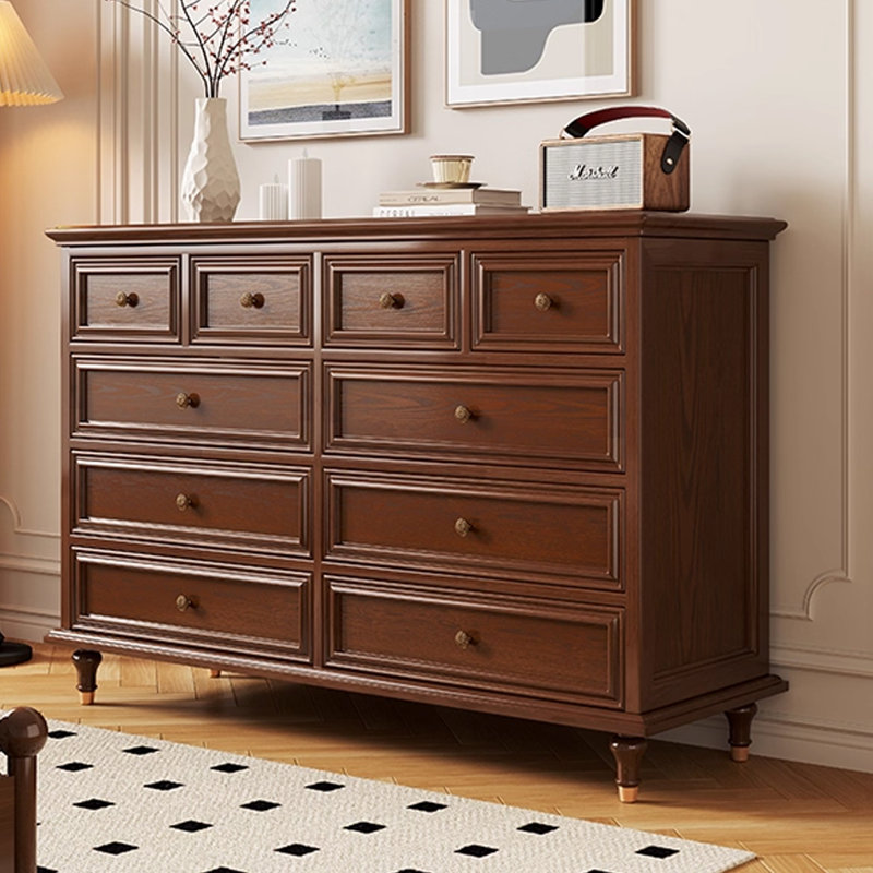 Armoire d'appoint en bois manufacturé noyer foncé, Noyer foncé