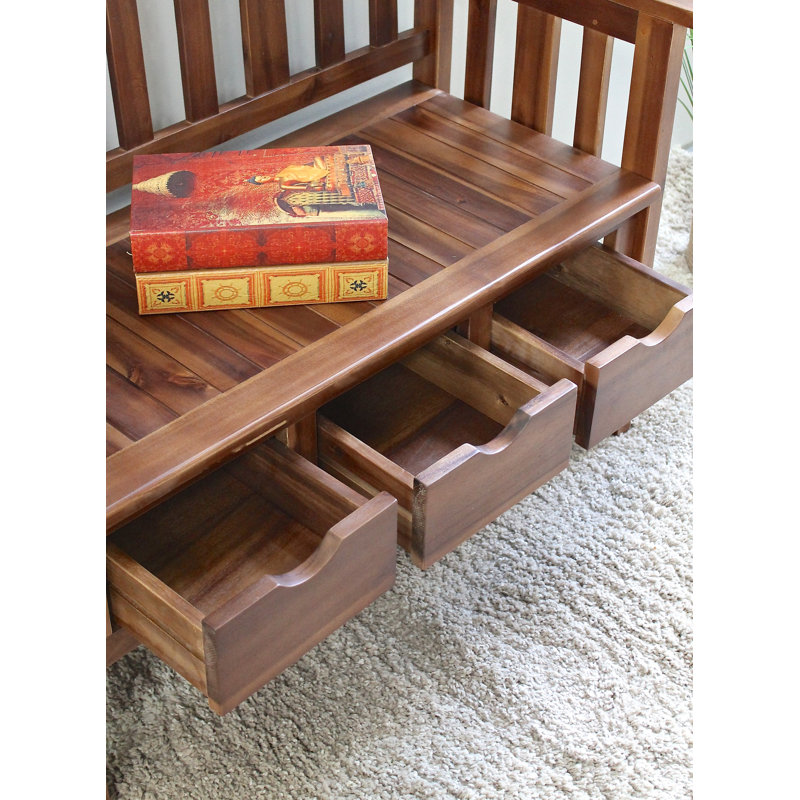Corbin Solid Wood Storage Bench