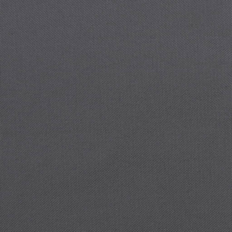 Coussin de banc en tissu Oxford, Anthracite, H 2,8 po x l 47,2 po x P 19,7 po