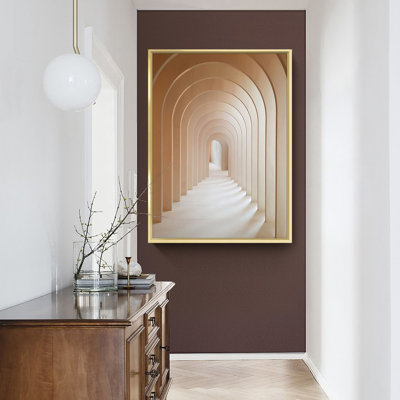 Fleurs - cadre flottant, impression sur toile