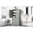 Tall And Wide Storage Cabinet With 3 Drawers For Bathroom Or Office-2143195805