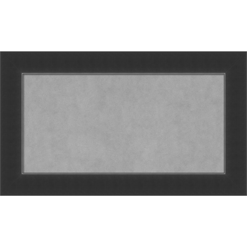 Corvino Black Framed Magnetic Organization Board, 17" H x 29" W