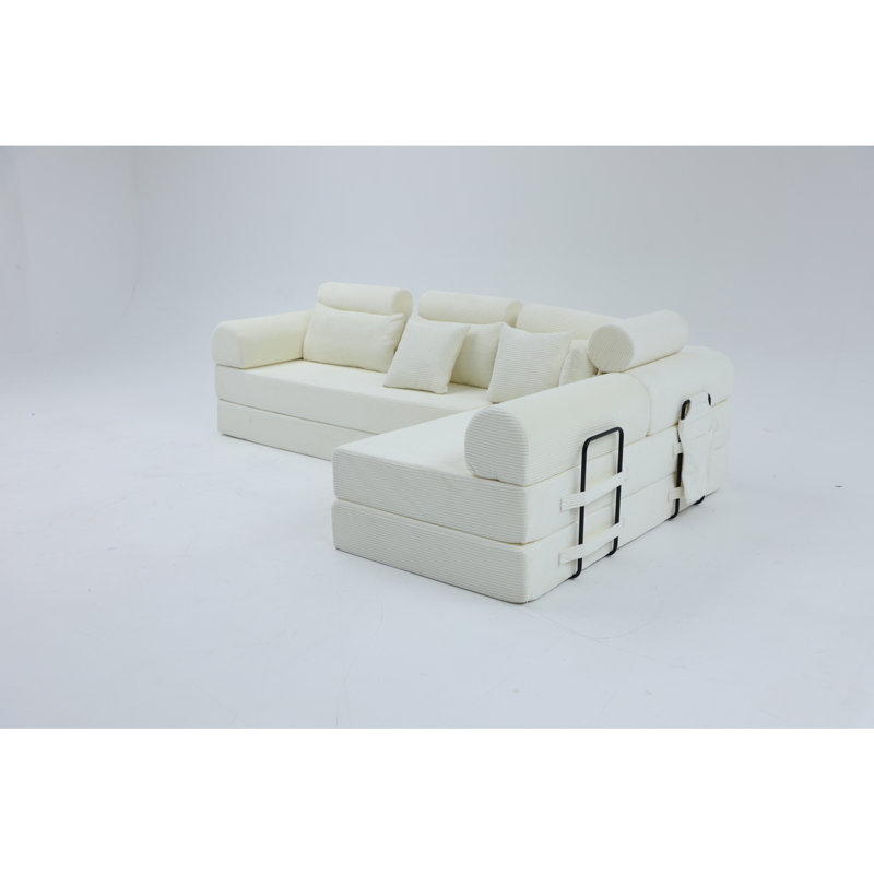 Canapé modulaire en L, Beige