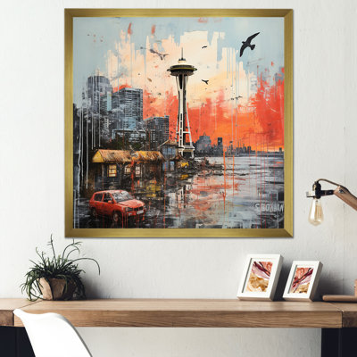 Seattle Pop Art Landscape - art mural Seattle
