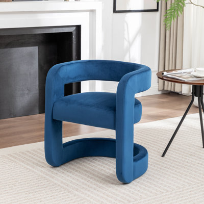 Modern Upholstered Barrel Chair