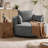 Chunni 360° Swivel Chenille Accent Chair with Removable Pillows-121418737-120198608