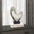 Polystone Heart Abstract Decorative Sculpture with Black Base-352978347
