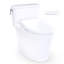 Toilette 1 pièce TOTO Aurora 1G WASHLET + 1 pièce GPA avec gabarit allongé universel et 1 pièce GPF, blanc - MR6864736CUFG