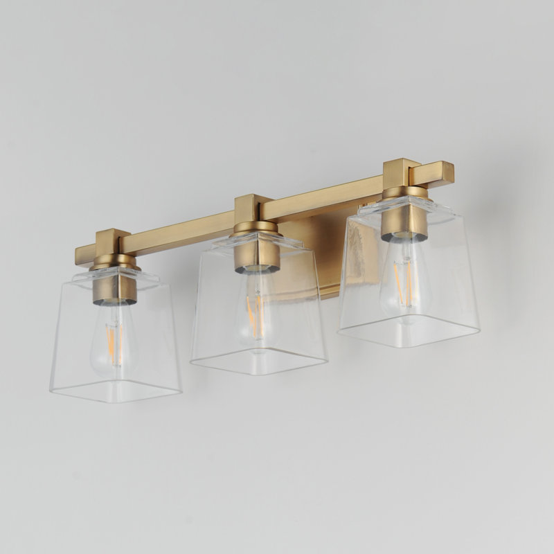Cubos-Wall Sconce, Natural Aged Brass