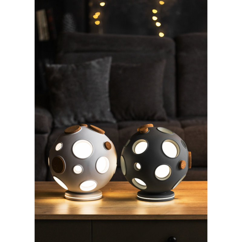Lampe de table à DEL Armstrong 671, Gris