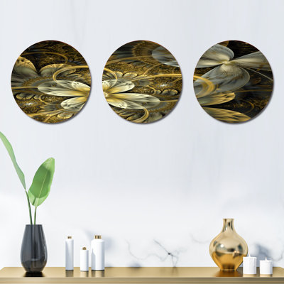 Traditional Plants & Flowers Wall Decor on Metal