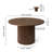 Charleily 47.2'' Solid Wood Round Dining Table-113208119