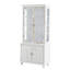 Vitrine 77,5 po H avec rangement