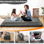 Matelas confortable pour lit de tatami japonais en mousse à haute densité - Lit futon escamotable pliable pleine grandeur, peu encombrant pour la maison, la chambre d'amis, le dortoir, le véhicule récréatif, le camping - gris foncé, complet 54 * 80 po-549737952