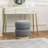Round Upholstered Ottoman Stool-495806620