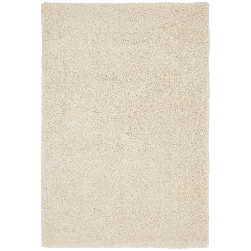 Makayla Solid Colour Shag Area Rug, Rectangle 120 x 170cm