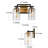 Grisella 2 - Light Dimmable Vanity Light