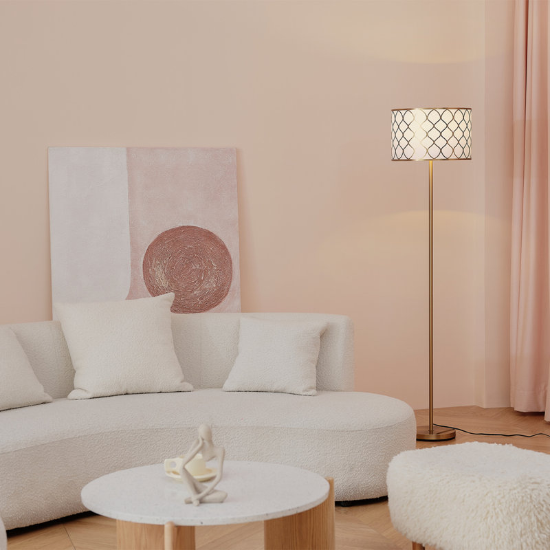 65'' Matte Brass Floor Lamp