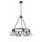 Felda 6 - Light Steel Dimmable Cone Chandelier-99998914-99998917