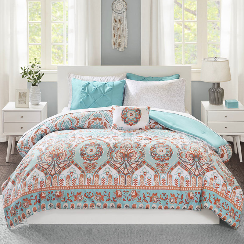 Bedding With Comforter And Sheet - Appealing Pattern Including Sheets Lively Design
