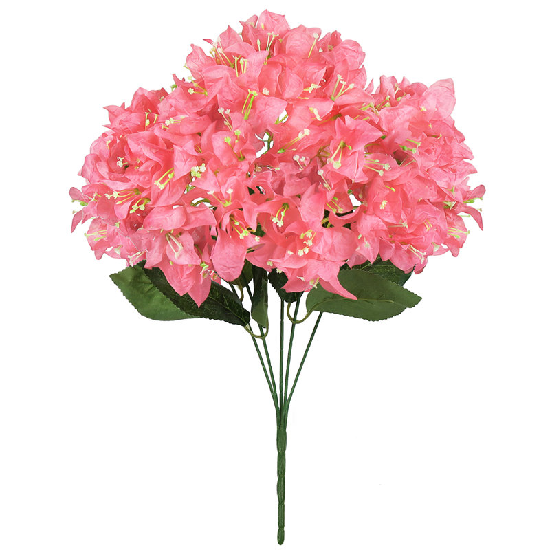 Fabric Arrangement, Magenta Coral