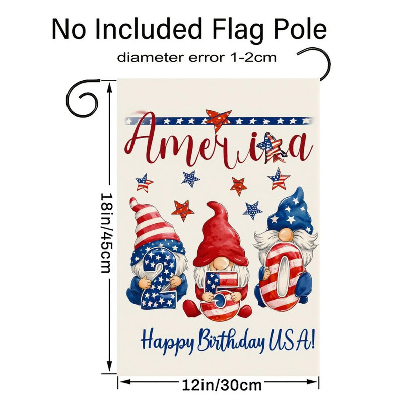 Drapeau américain suspendu 30 x 45 cm / (12 "x 18") Star Stripe