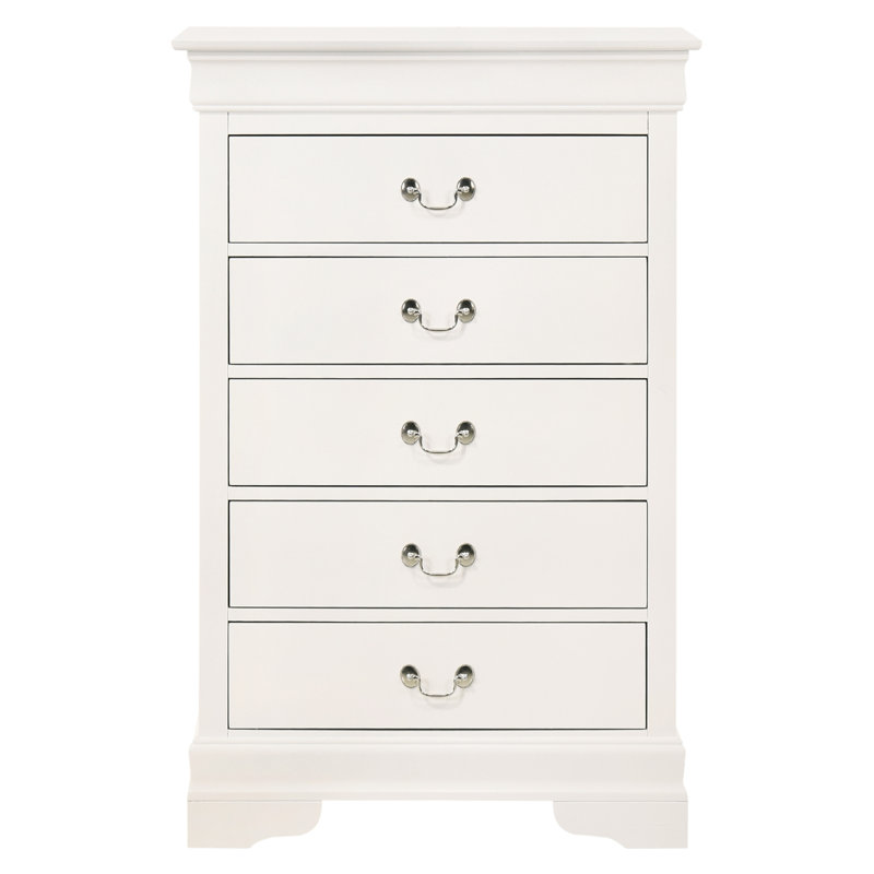 Commode Louisphillipe G02150-CH, Blanc
