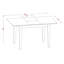 6 Piece Dining Room Set Contains a Rectangle Kitchen Table with Butterfly Leaf and 4 Linen Fabric Dining Chairs with a Bench, Mahogany