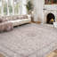 Tapis floral lavable antidérapant à motif floral-1871518314