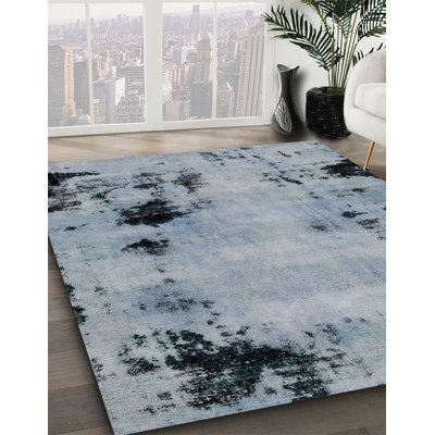 Tapis décoratif multicolore à motif abstrait