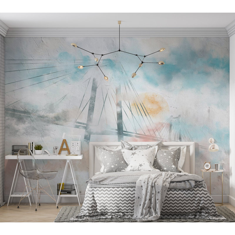 Papier peint abstrait «Bridge To Your Dreams», L 27 po x l 39 po