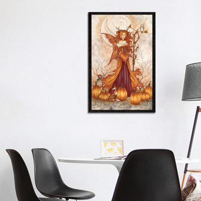 Pumpkin Queen by Amy Brown - Print on Canvas