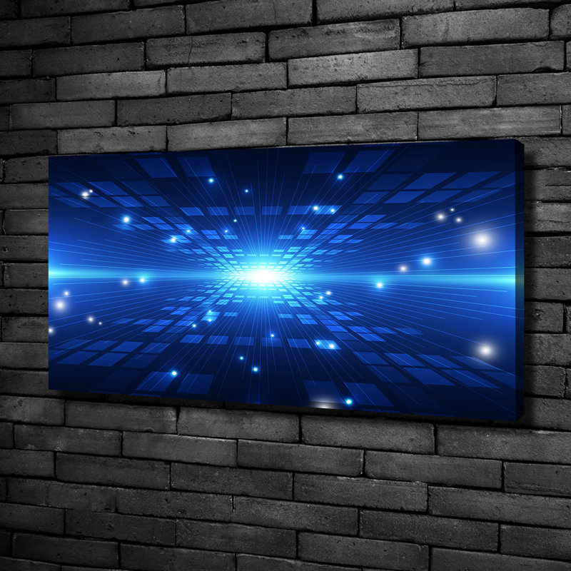 Three-Dimensional Background - Wrapped Canvas Print