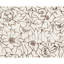 Hand-Knotted High-Quality White and Brown Area Rug