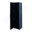 Armoire de rangement murale empilable, P 15,75 po x l 15,75 po x H 70,87 po, noire