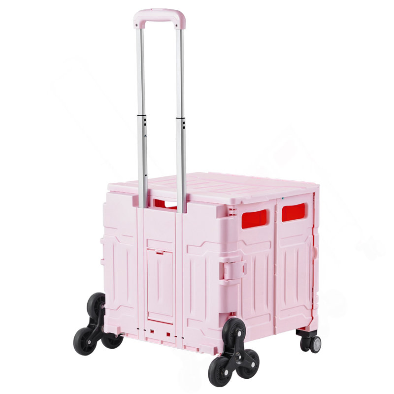 Caisse pliable avec roues d'escalade pliable 65L