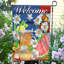 Drapeau de jardin américain en polyester 18 x 12,5 po