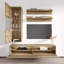 Meuble audio-vidéo en chêne flottant Fly 35 "H 35TV-1212972338