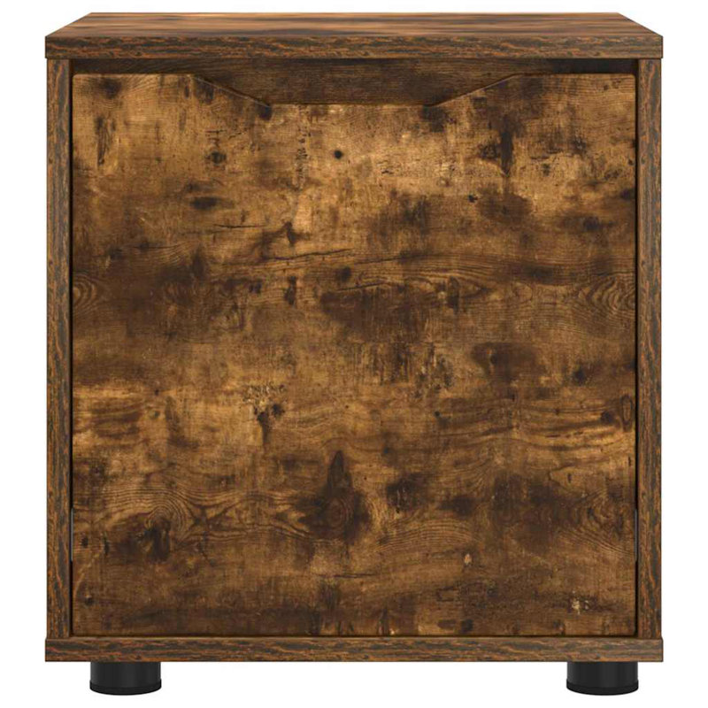 Bathroom Cabinet, Smoked Oak
