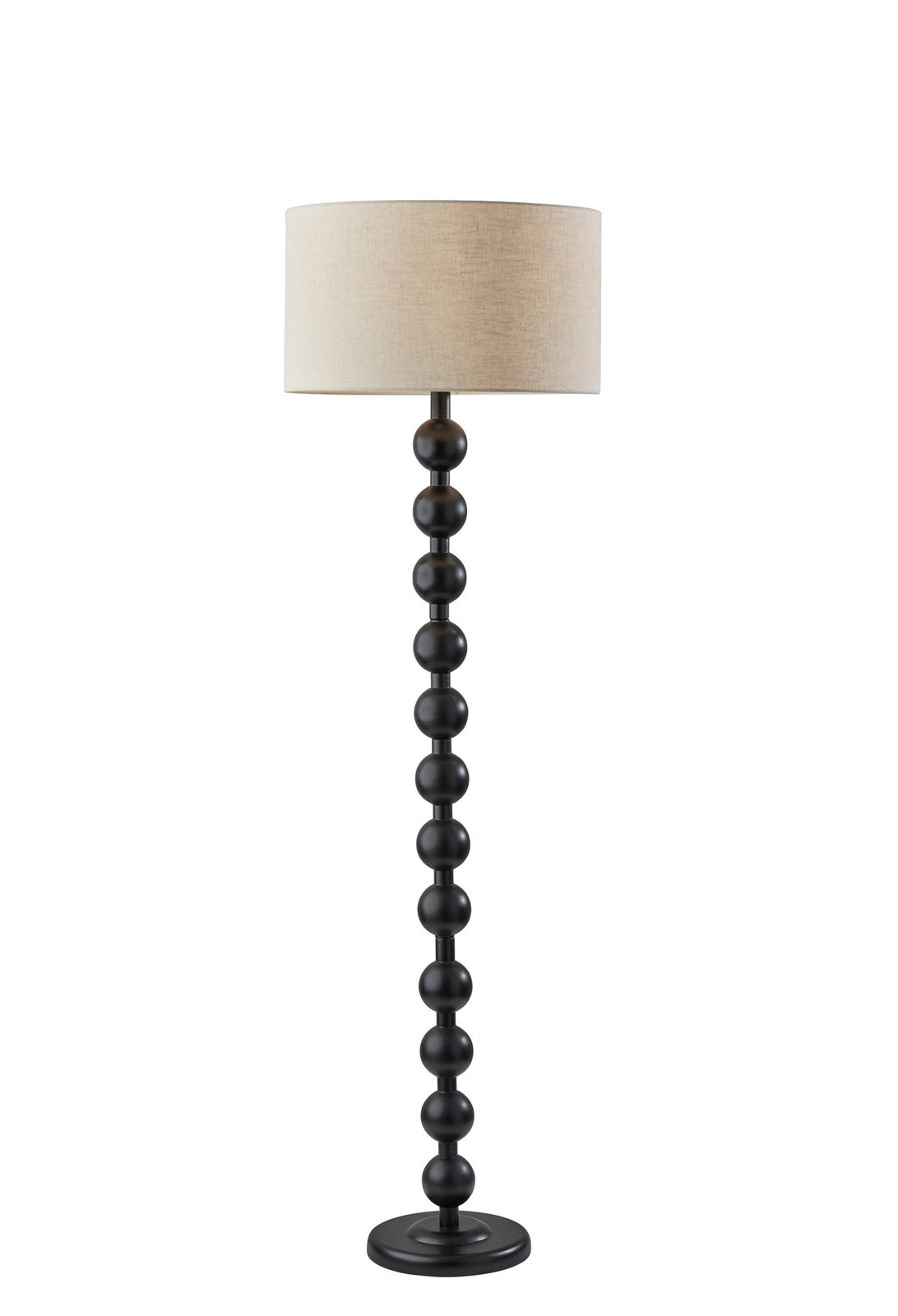 Levy 62" Floor Lamp, Black