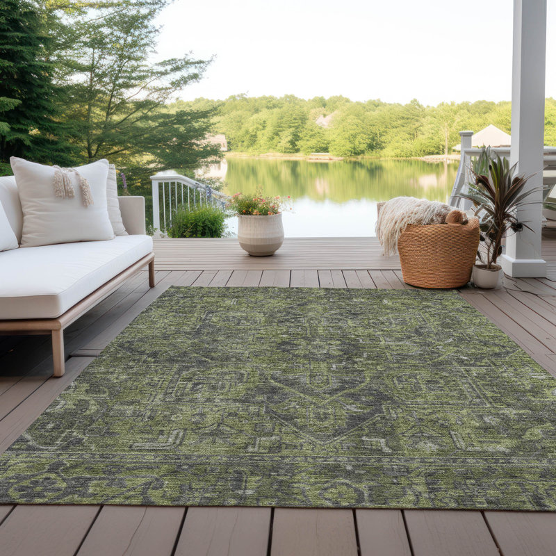 Tapis intérieur / extérieur Bridesdale, Rectangle 2 pi 6 po x 3 pi 10 po