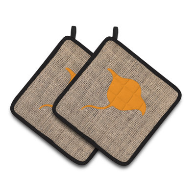 Caroline's Treasures Stingray Polyester Potholder